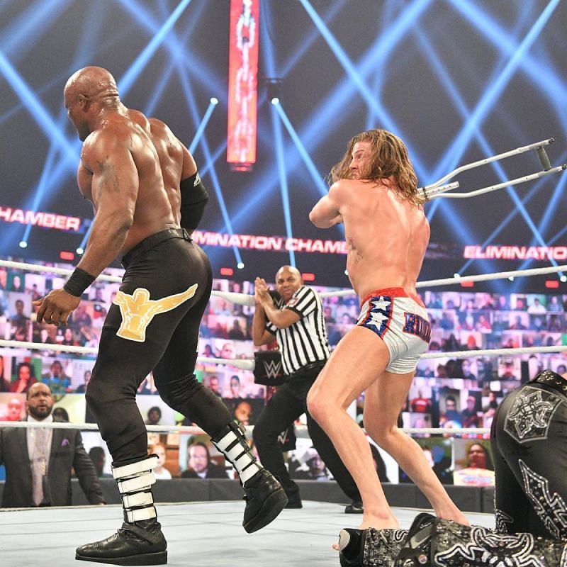 Riddle used MVP's crutch to take out Lashley